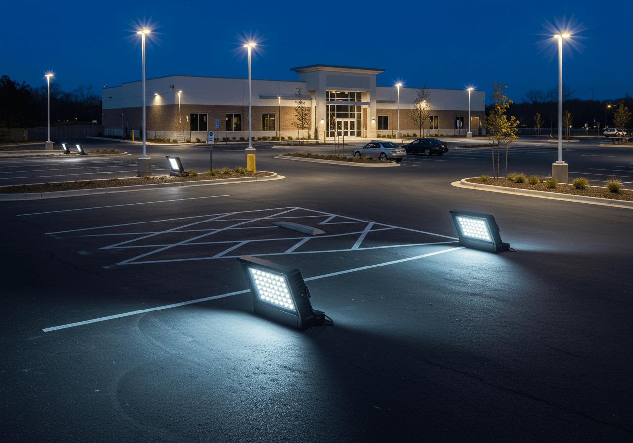 Outdoor security lighting